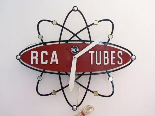 Century Tube Logo - VINTAGE 1950s OLD RCA RADIO TUBE SPACE AGE 