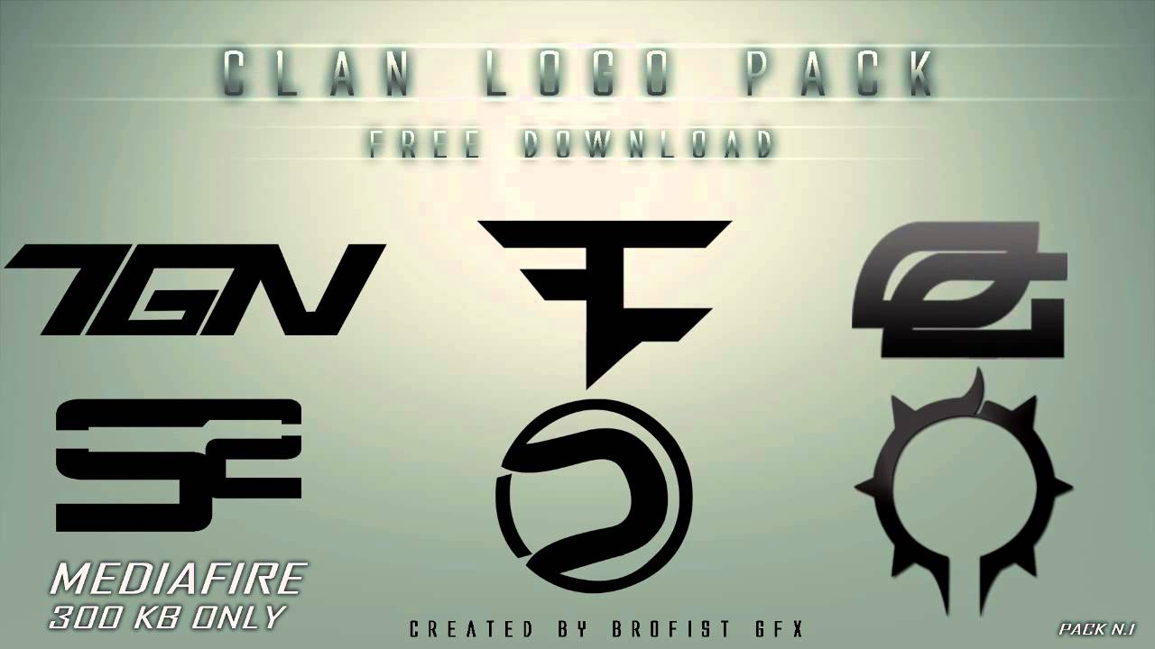 GFX Clan Logo - CLAN LOGO PACK 2! INCLUDING .AI FILES for C4D - YouTube