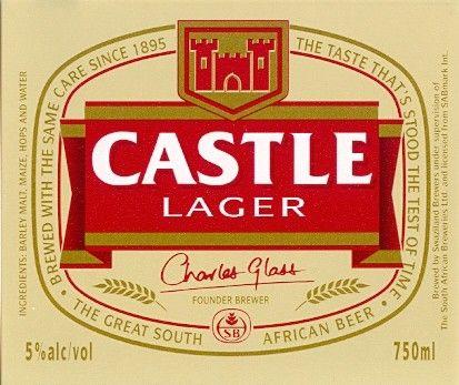 Castle Beer Logo - CASTLE LAGER. SWAZILAND BEVERAGES - Beer Label Collector Spain