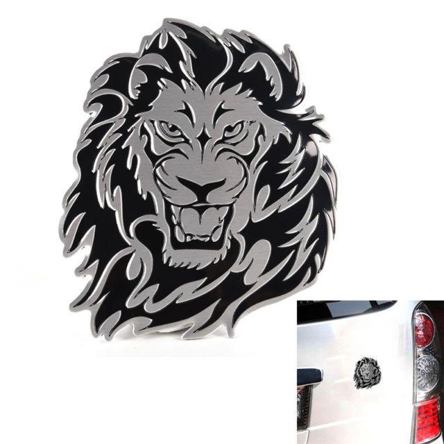 Lion Auto Logo - 3D Car Aluminum Alloy Sticker Personality Lion Auto Logo Badge