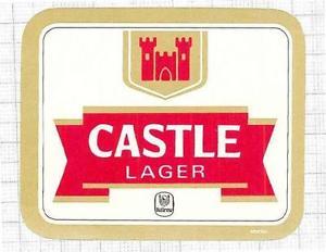 Castle Beer Logo - ZIMBABWE National Breweries, Harare CASTLE Lager label C1522