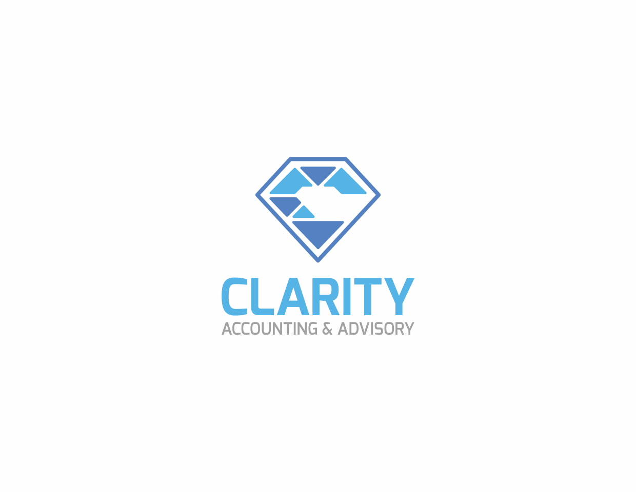 Diamond-Shaped Company Logo - Elegant, Modern, Accounting Logo Design for Diamond shape or other