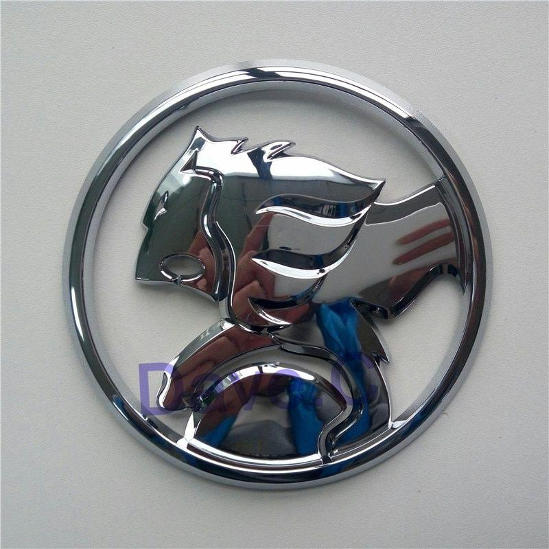 Lion Auto Logo - HSV Car New Styling ABS Plastic Chrome Emblem 95mm Rear Trunk Custom ...