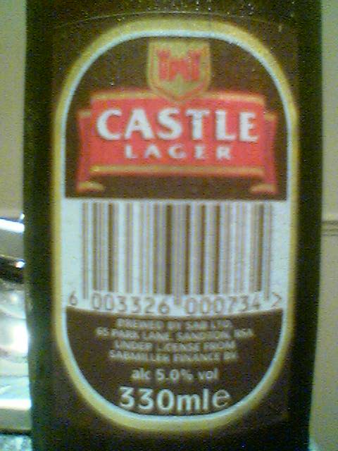 Castle Beer Logo - Beer Review: Castle Lager. Hywel's Big Log