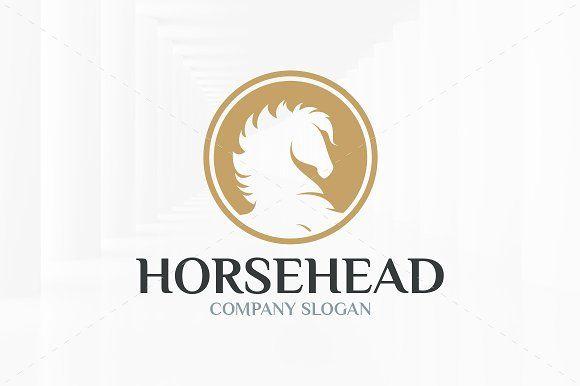 Great Horse Head Logo - Horse Head Logo Template Logo Templates Creative Market