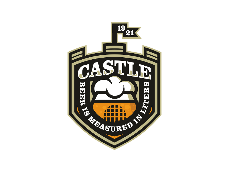 Castle Beer Logo - Castle Beer by Tick ϟ Style