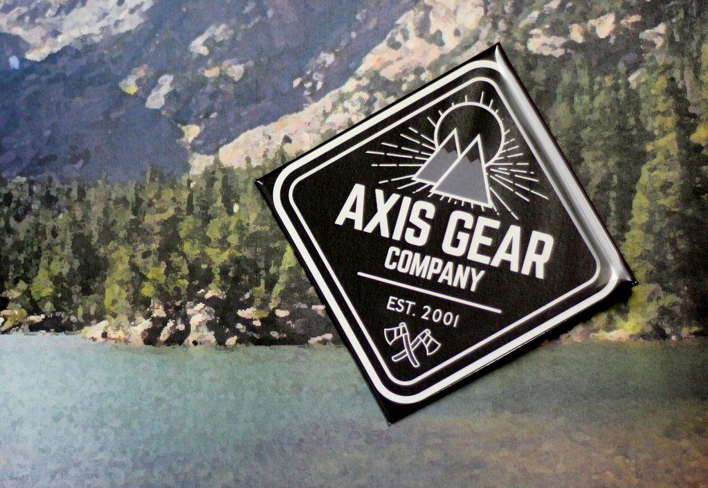 Diamond-Shaped Company Logo - The Great Outdoors: 3 Diamond Shaped Custom Buttons for Axis Gear