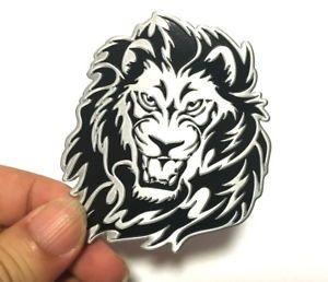 Lion Auto Logo - New Aluminium Lion Car Emblem Badge 3D Animal Logo Auto SUV Sticker ...