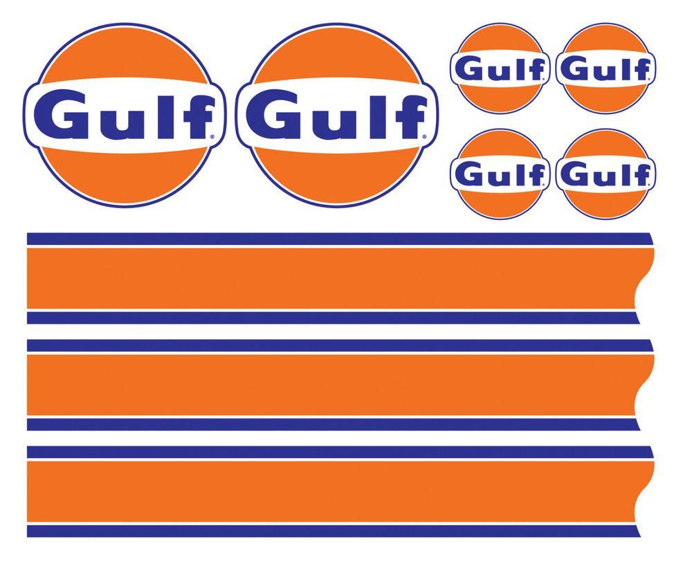 Orange Blue and White Logo - LE MANS ORANGE DECAL STRIPES WITH G-LOGOS - Kit 1 | eBay