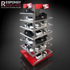 Shoe Supermarket Logo - China Supermarket Large Metal Floor Shoes Display Shelf Rack with ...