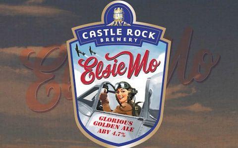 Castle Beer Logo - Brewery swaps woman in suspenders for fighter pilot to make beer