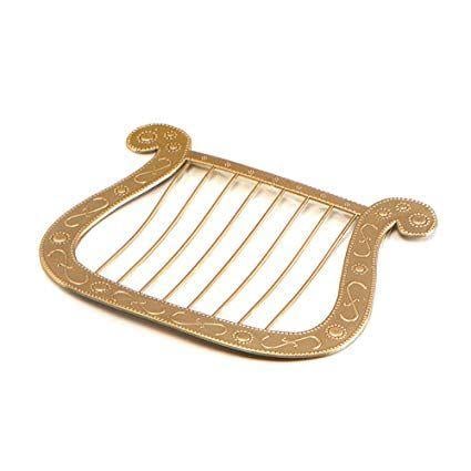 Angel Harp Logo - Amazon.com: Bristol Novelty BA221 Angel Harp Gold, One Size: Bristol ...