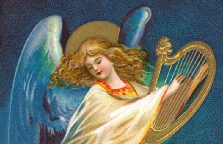 Angel Harp Logo - Why Are Angels Portrayed with Harps? | Guideposts
