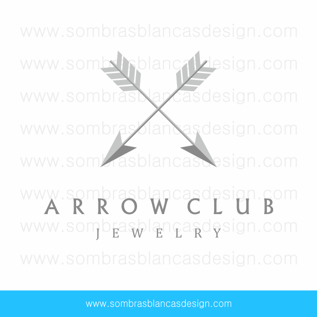Silver Arrows Logo - Silver Arrows - Pre-designed Logo - Sombras Blancas Art & Design