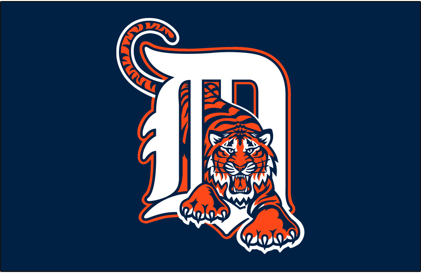 Detroit Tigers Logo - Detroit Tigers Cap Logo - American League (AL) - Chris Creamer's ...