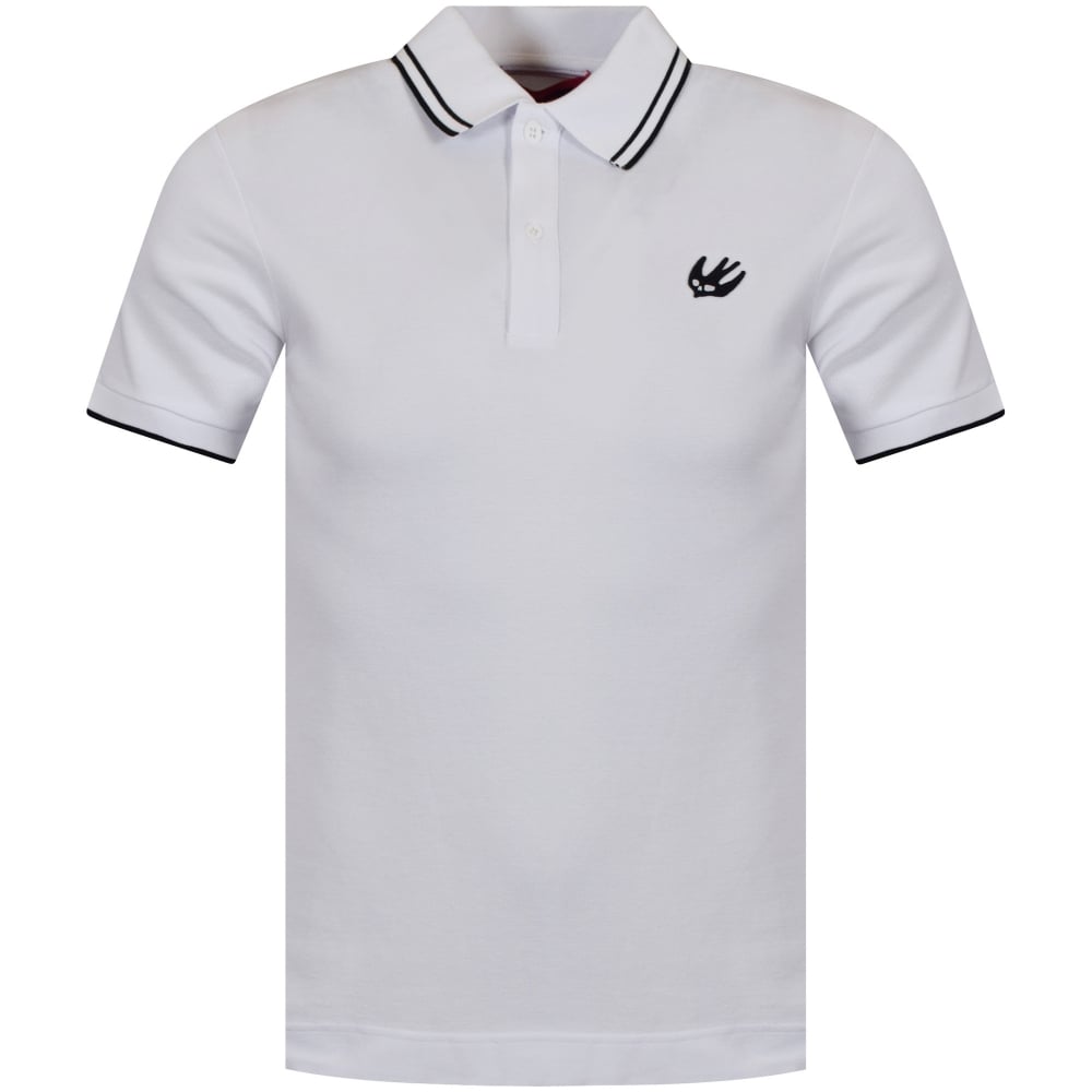 Polo Shirts with Logo - McQ by ALEXANDER MCQUEEN McQ by Alexander Mcqueen White/Black ...