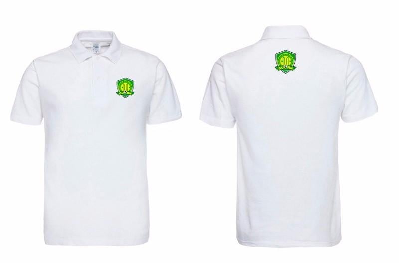 Polo Shirts with Logo - 180G Pique Cotton Men Women Polo Shirt Custom Logo Print Shirts