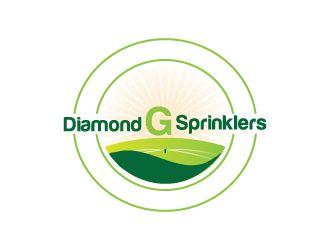 Diamond G Logo - Diamond G Sprinklers logo design - 48HoursLogo.com