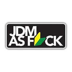 Driver F Logo - JDM as F*ck New Driver Japan Logo Vinyl Sticker (bumper, car, window ...