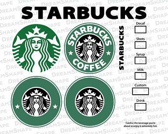 Coffee Cup Starbucks Logo - Starbucks logo | Etsy