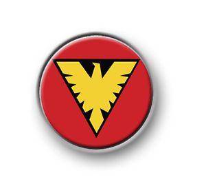 Jean Grey Logo - PHOENIX / 1” / 25mm pin button / badge / Marvel / Jean Grey / Stan ...