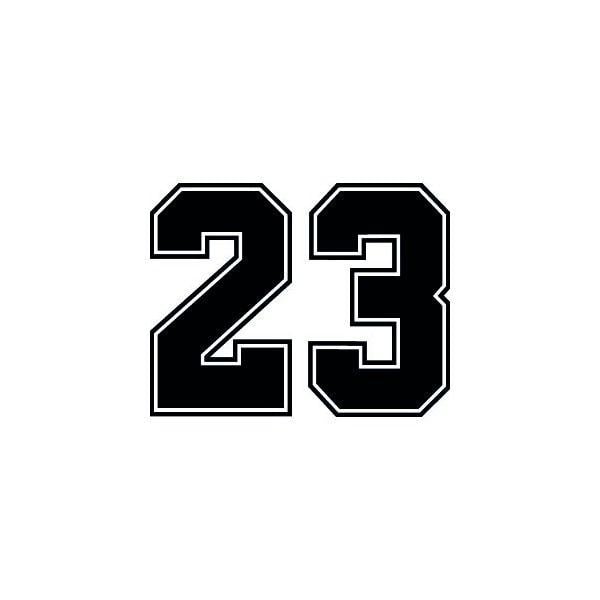 Air Jordan 23 Logo - Passion Stickers - Air Jordan 23 Decals for sneakers box