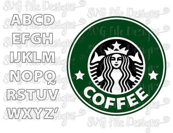 Printable Starbucks Logo - Make Your Own Personalized Custom Starbucks Logo Cut File Set in Svg