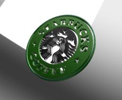 Printable Starbucks Logo - printable starbucks logo 3D models・grabcad