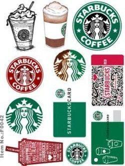 Printable Starbucks Logo - Mini starbucks Logos | Coffee | Pinterest | Starbucks, Starbucks ...