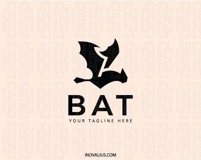 Animal Bat Logo - Flying Bat Logo Design | Inovalius
