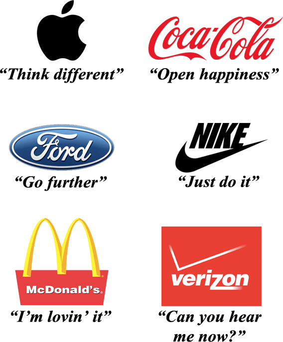Huge Company Logo - How To Create A Great Tagline For Your Business (w/ Examples)