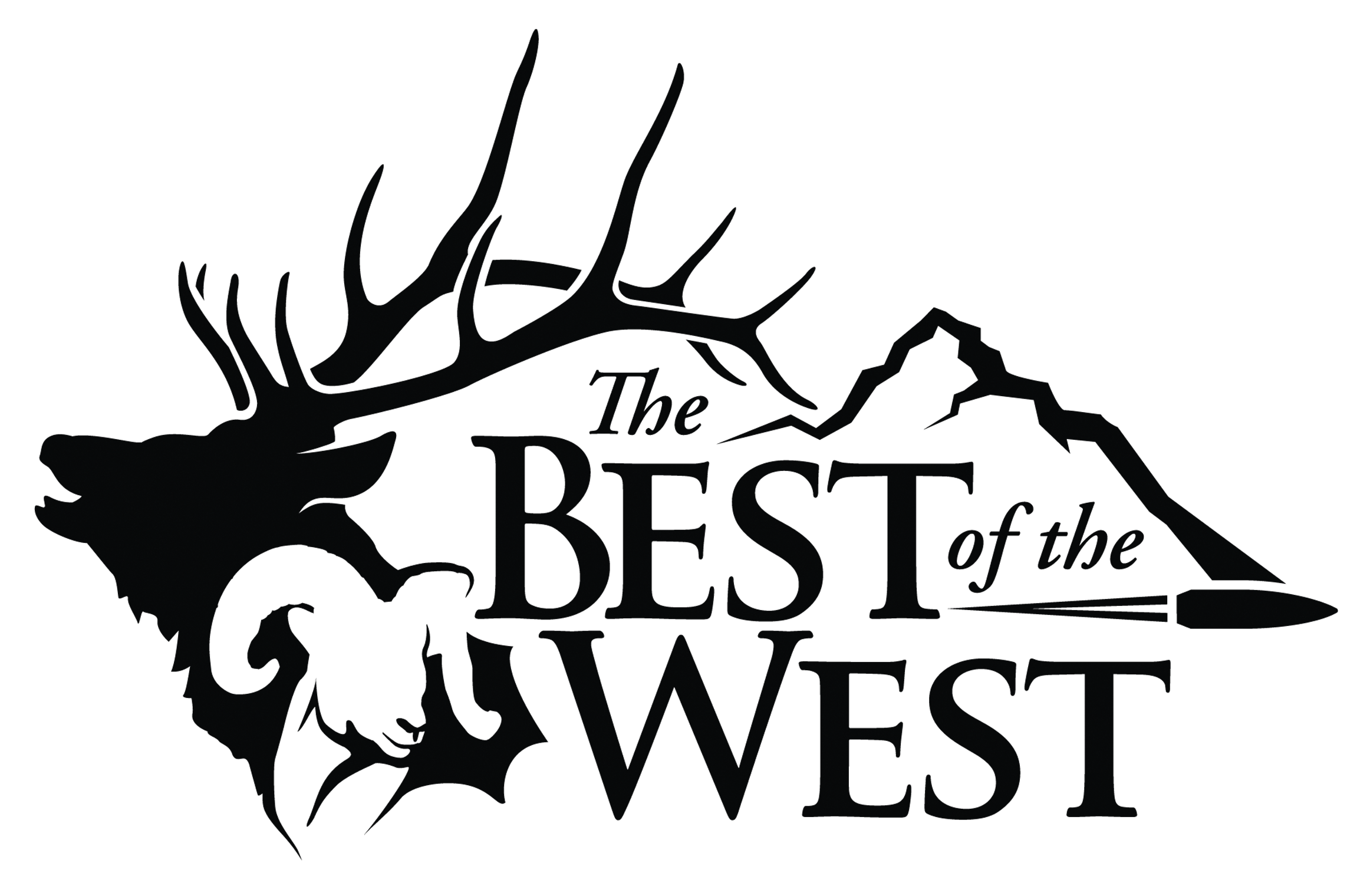 Black and White Hunting Logo - WYOMING FIRST: Best of the West Productions – Wyoming Lifestyle Magzine