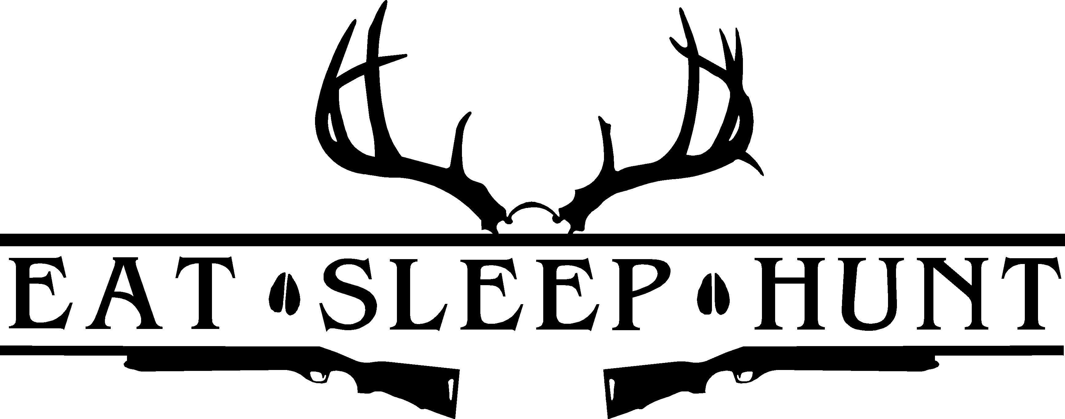 Black and White Hunting Logo - Official-Hunting-Graphic-Tees,Hats,Hoodies & Hunt/Knives)**