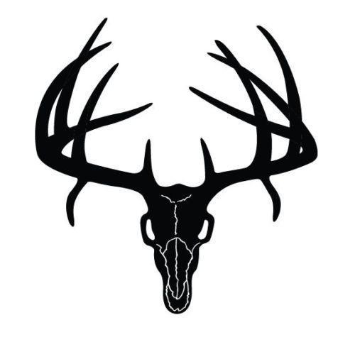 Black and White Hunting Logo - Deer Hunting Decals