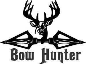 Black and White Hunting Logo - Hunting Decals