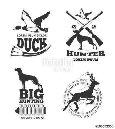 Black and White Hunting Logo - LogoDix