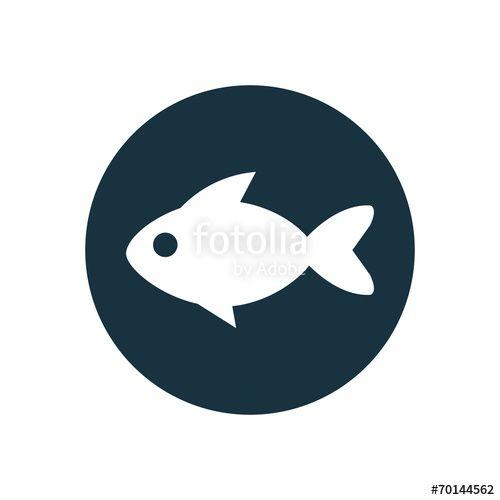 Fish Circle Logo - fish circle background icon.