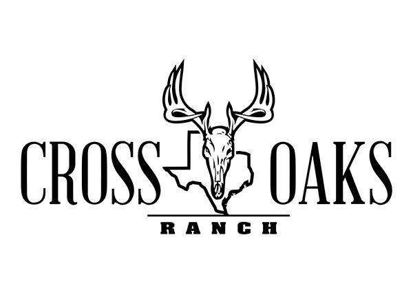 Black and White Hunting Logo - Cross Oaks Ranch Custom Texas Ranch Logo Design