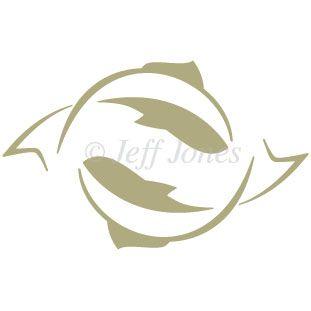 Fish Circle Logo - Harmony Fish Stock Logo Icon Vector Illustration