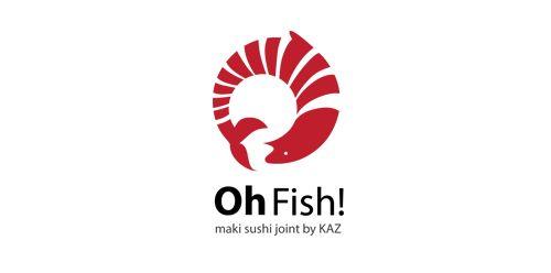 Fish Circle Logo - 40+ MOUTH WATERING SUSHI LOGOS - SOULTRAVELMULTIMEDIA