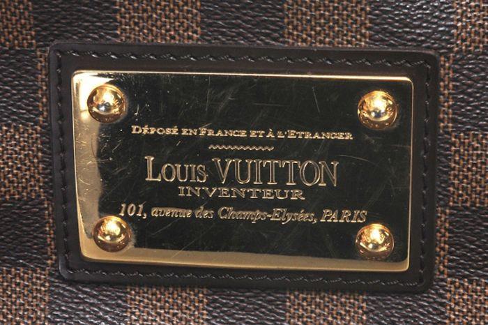 LV Bag Logo - Louis Vuitton Metallic Plate | Replica Tell Tale