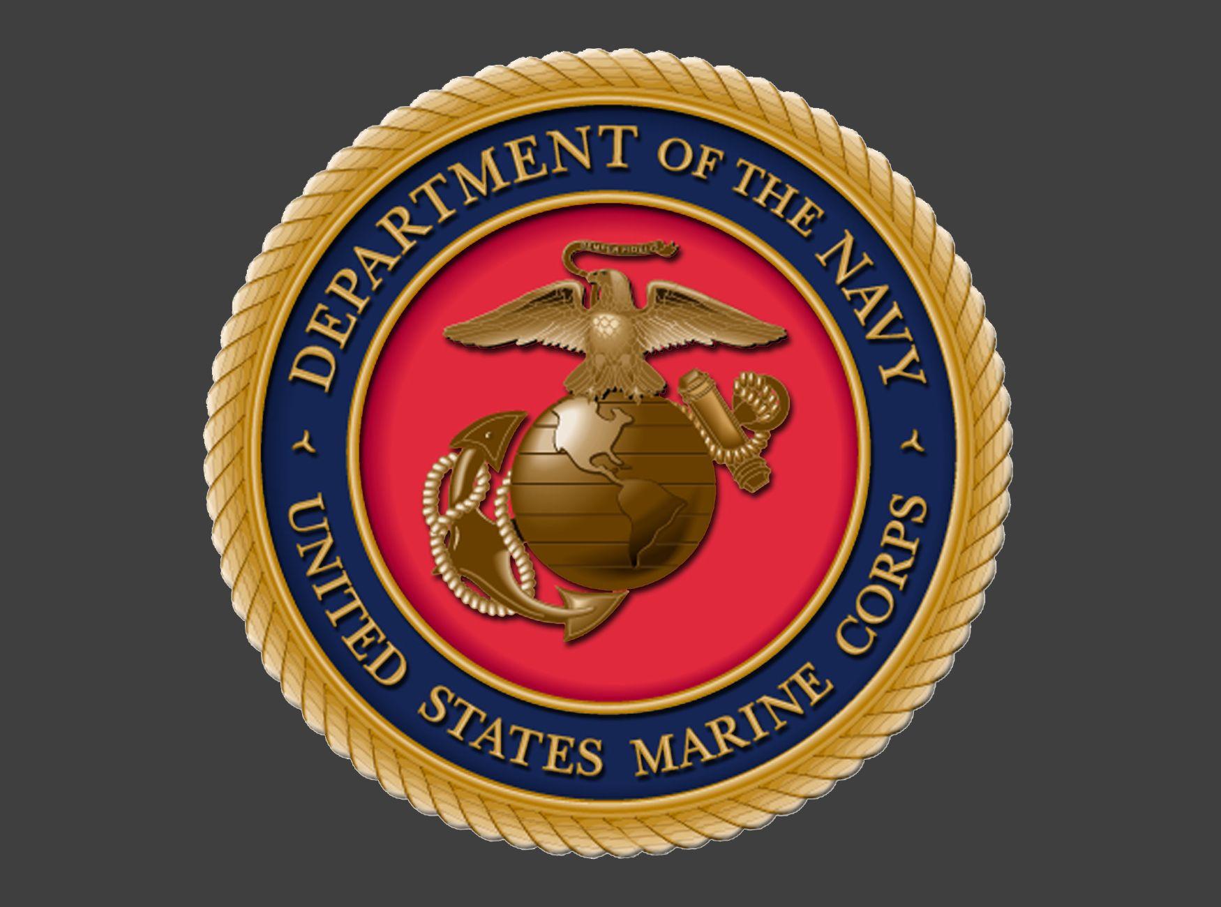 Red Gold and Blue Logo - USMC Logo, USMC Symbol, Meaning, History and Evolution