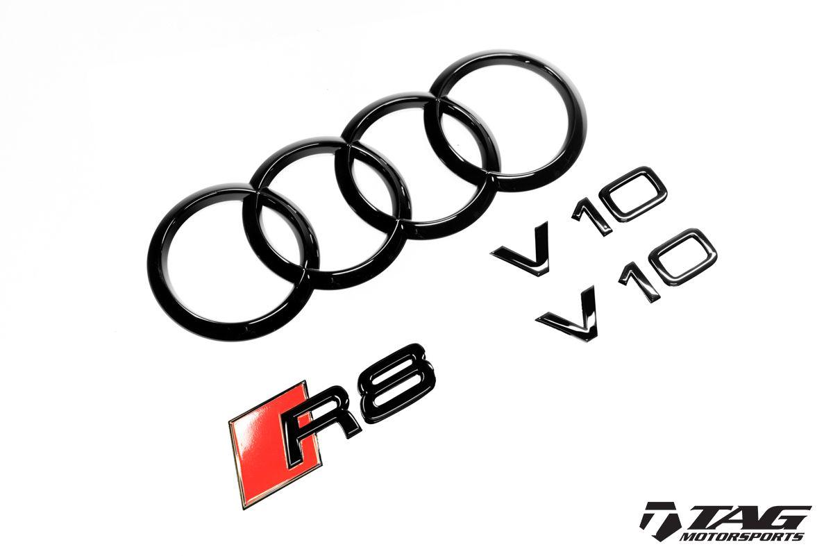 R8 V10 Logo - TAG Blackout Cosmetic Package for Audi R8