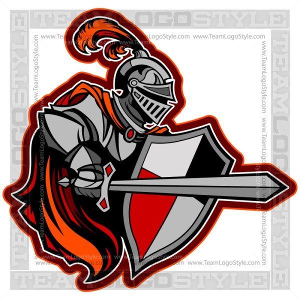 Crusaders as Team Logo - Crusader Logo - Vector Graphic battle ready