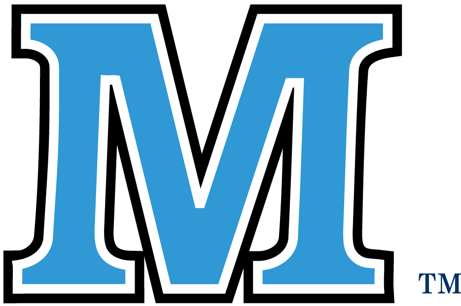 Black and Blue M Logo - Maine Black Bears Wordmark Logo Division I (i M) (NCAA I M