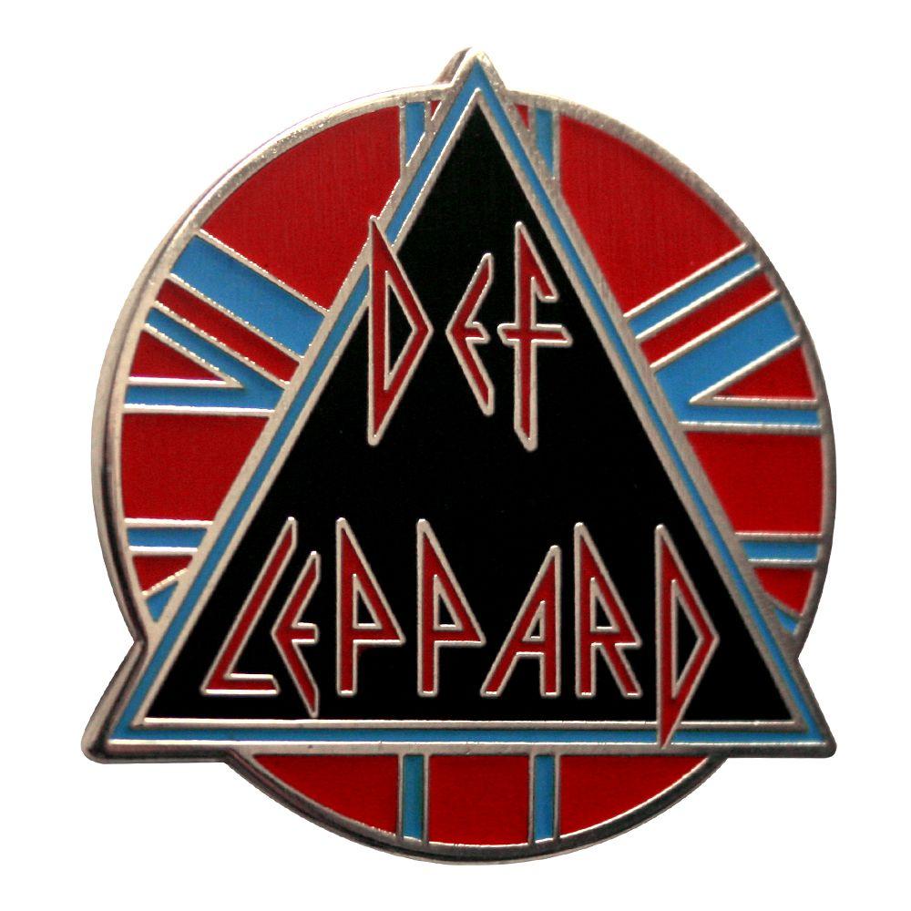 Def Leppard Official Logo - Def Leppard Official Store | Triangle Logo Enamel Pin