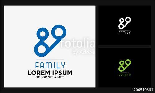 Family Circle Logo - abstract family circle logo