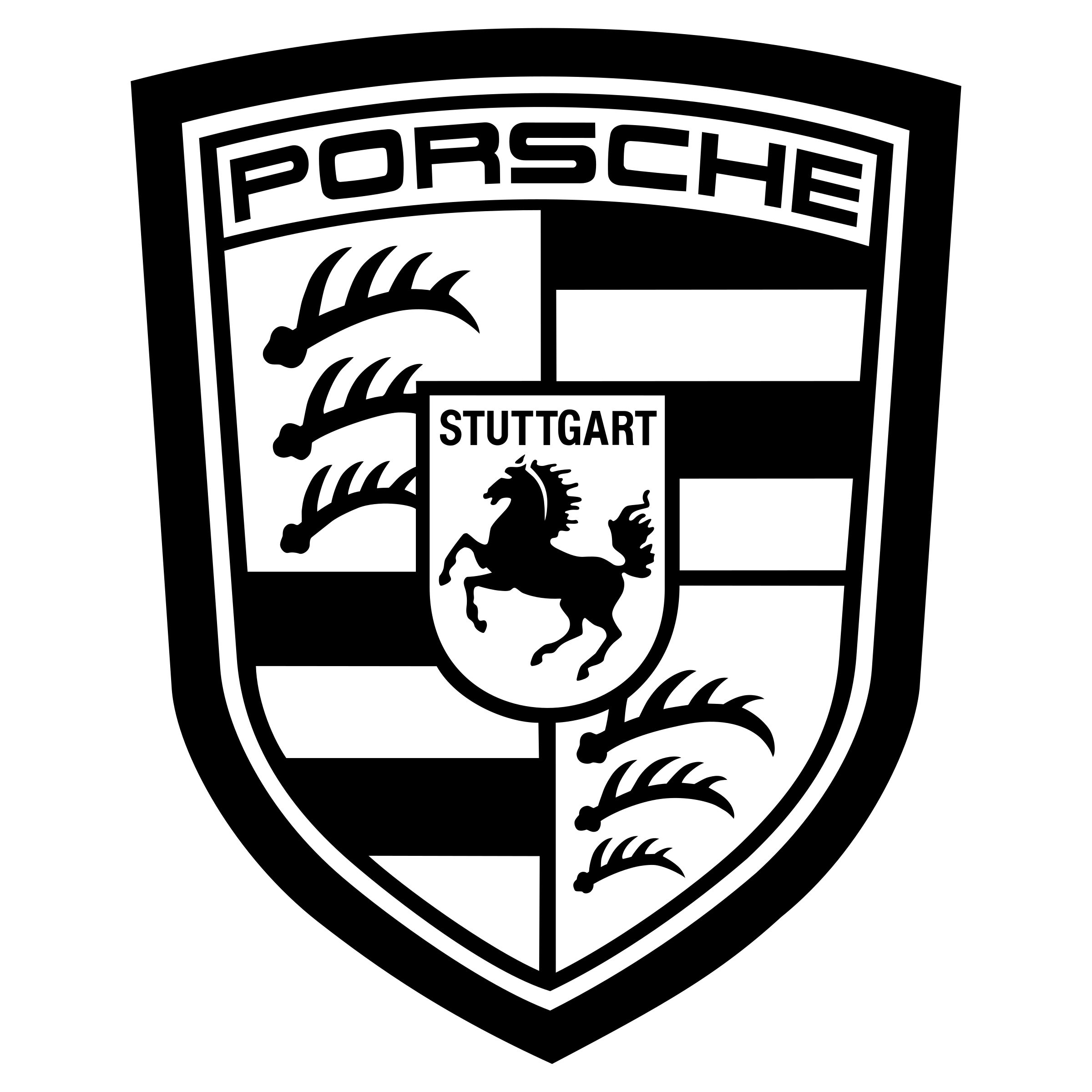 Porsche Logo - Porsche Logo PNG Transparent & SVG Vector - Freebie Supply