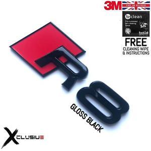 R8 V10 Logo - gloss black audi r8 custom rear trunk badge r8 v10 emblem best ...