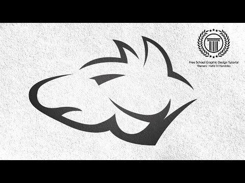 CC Team Logo - Adobe illustrator CC Tutorial / Logo Design / Simple Animal ...